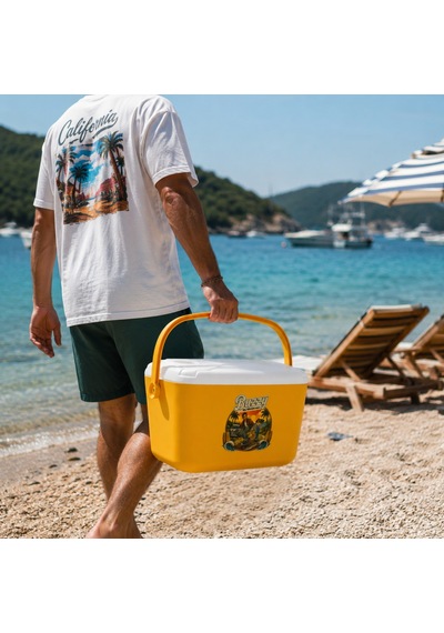 20 Lt Buzzy Retro Buzluk Termos 1179 Cooler Box -395 Sarı