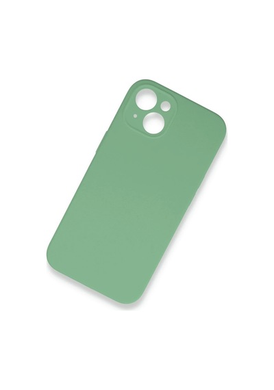 Uray Store Apple iPhone Uyumlu  13 Mini Kılıf Lansman Legant Silikon - Yeşil