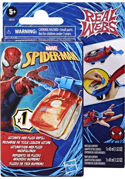 Spider-man Ağ Ve Su Fırlatıcı Yedek Paket F8735 Çok Renkli