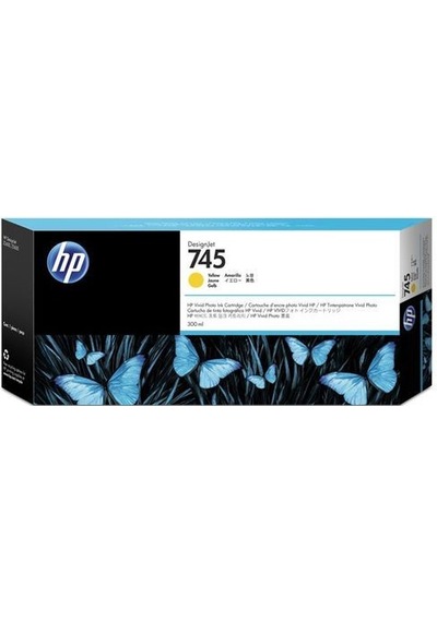 HP F9K02A No 745 300 ML Sarı Designjet Kartuş