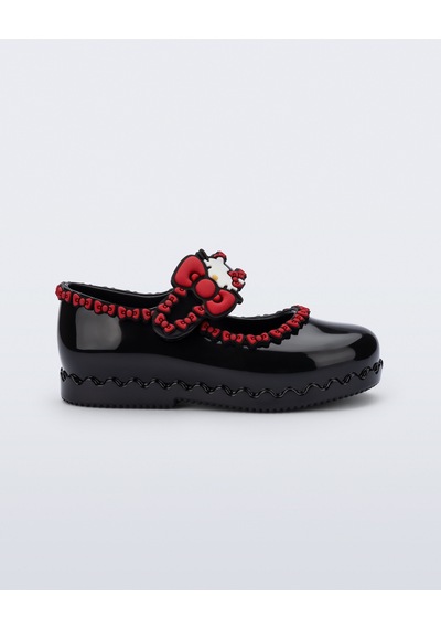 Mini Melissa Hip Ballerina + Hello Kitty And Friends Siyah Kız Çocuk Ayakkabı 37993