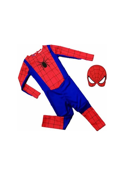 Spiderman Kostümü Çocuk - Maskeli Örümcek Adam Kostümü (537724482)