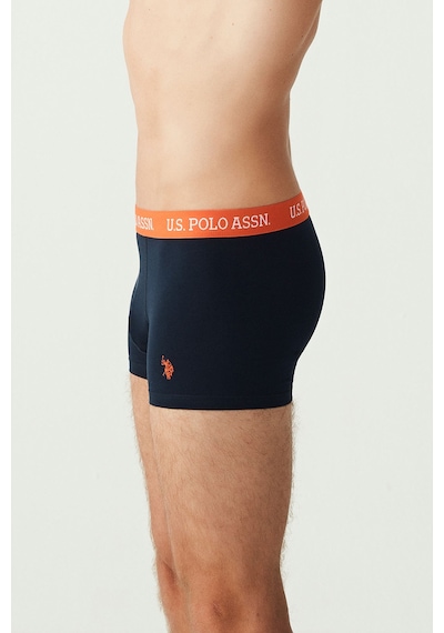 U.S. Polo Assn. Erkek Lacivert 3 Lü Boxer 80253 Lacivert