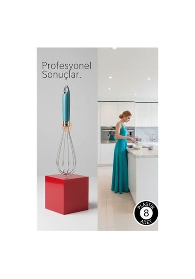 Profesyonel Paslanmaz Çelik Çırpıcı, Ergonomik Mutfak Mikseri 28 Cm Lara Soydan Koleksiyonu Diğer