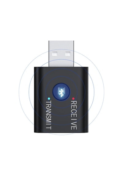 Kabloluyu Kablosuza Çevirin Bluetooth 2in1 Çevirici Dönüştürücü Adaptör Ve Fm Transmitter Aux Kiti