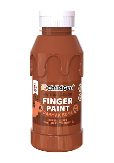 ChildGen Süper Yıkanabilir Parmak Boya 350 Ml Şişe 4