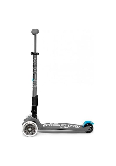 Micro Maxi Deluxe Katlanabilir Volcano Grey Gri Işıklı Scooter MM