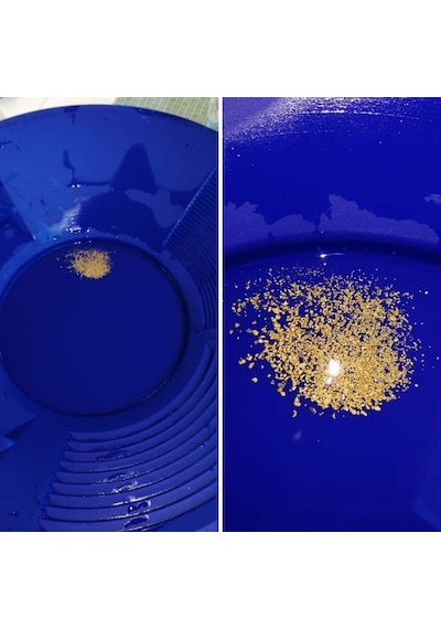 İn Mekanik Gold Pan Altın Tavası Altın Eleği 1 Mavi + 1 Yeşil