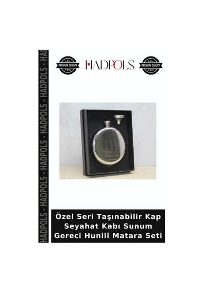 Özel Seri Taşınabilir Kap Seyahat Kabı Sunum Gereci Hunili Matara Seti Belirtilmemiş