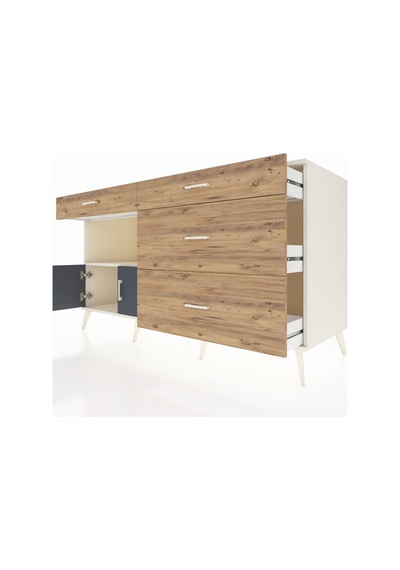 Kronos Konsol Tek Raflı 4 Çekmeceli 2 Kapaklı 176x59x99 Aytaşı-an Aytaşı-antrasit/çam Kronos Konsol Tek Raflı 4 Çekmeceli 2 Kapaklı 176x59x99 Aytaşı-an Aytaşı-antrasit/çam