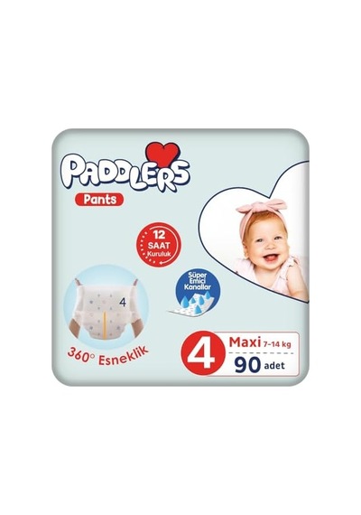 Külot Bebek Bezi 4 Numara Maxi 90 Adet 7-14 Kg Ekstra Fırsat Paketi