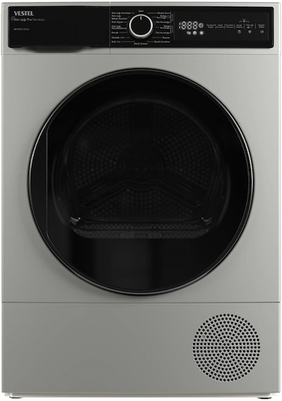 Vestel KM 97201 G GI Pro 9 KG Isı Pompalı Çamaşır Kurutma Makinesi (Distribütör Garantili)