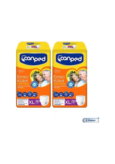 Canped Emici Külot Extra Büyük Boy Large 60 Adett PKT.CANPED.067 XL