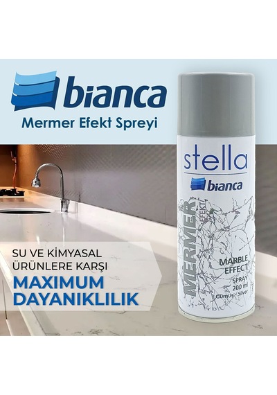 Stella Mermer Efekt Sprey Beyaz