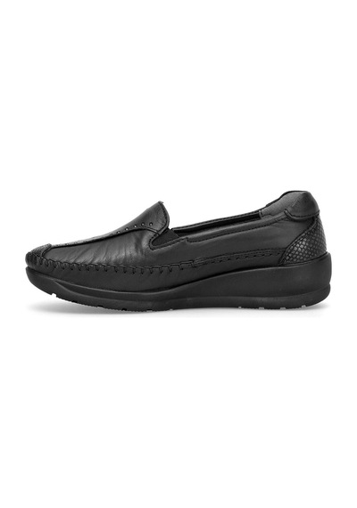 Forelli 55022 Lina-h Kadın Hakiki Deri Casual Ayakkabı Siyah
