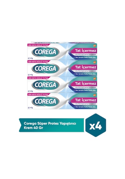Süper Protez Yapıştırıcı Krem 40 Gr X4 Adet