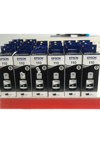 Epson 110 Black Siyah Şişe Mürekkep M2140 M2170 M3170 C13T03P14A
