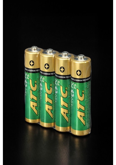 Atc 4lü Aaa Heavy Duty R03 İnce Kalem Pil Kumanda Pili Çinko Karbon Pil Zn-c 1.5v