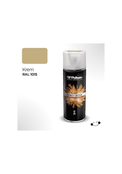Polisan Akrilik Krem Sprey Boya 400 ml - RAL 1015
