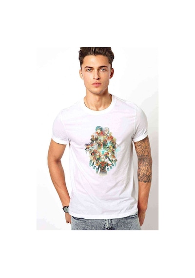 Anime Tokyo Ghoul Anteiku Baskılı Beyaz Erkek Tshirt (531012644)