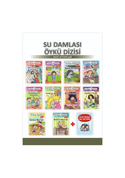 1.Sınıflar için Su Damlası Öykü Dizisi + Kitap Okuma Not Defteri