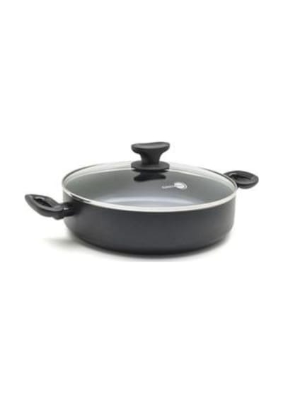 Greenpan Torino 24 Cm Basık Pilav Tenceresi 3,1 Litre Siyah