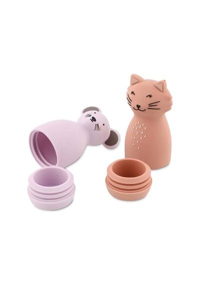 Trixie Mrs. Cat & Mrs. Mouse Su Sıçratan Hayvanlar Banyo Oyuncağı 37-685 Belirtilmemiş