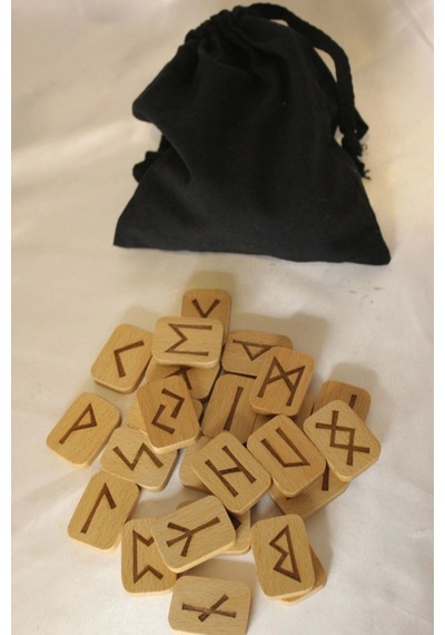 Run Taşları Rune Taşları Ahşap Rune Alfabesi Nordic Runes