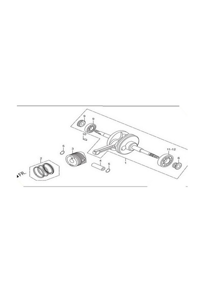 Hero Pleasure Pıston 0,50 Hr102-pl E1603-3