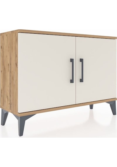 Arges Şifonyer Tek Raflı 2 Kapaklı 88x30x64 Çam-aytaşı Çam