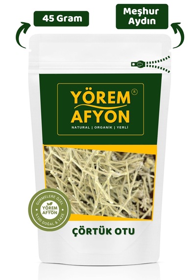 Yörem Afyon Meşhur Aydın Kalp Dostu Çörtük Otu, Tarhana Otu, Şifa Otu 45gr.