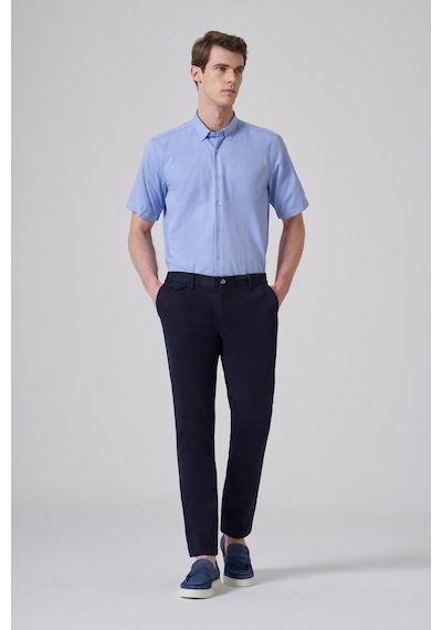 Morven Erkek Lacivert Pamuk Trend Slim Fit Chino Pantolon 26ks003008200 Lacivert