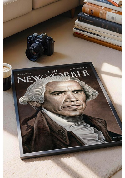 The New Yorker Çerçeveli Tablo January 26 2009