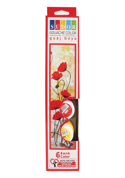 Guaj Boya Set 6x15 Ml Sd521 Renkli
