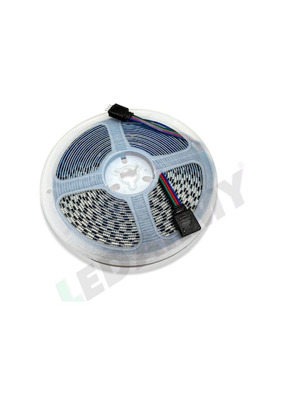 Rgb Led Şerit Bant 5 Metre 12v 5050 Smd 120 Led/m Ip20 İç Mekan Aydınlatma