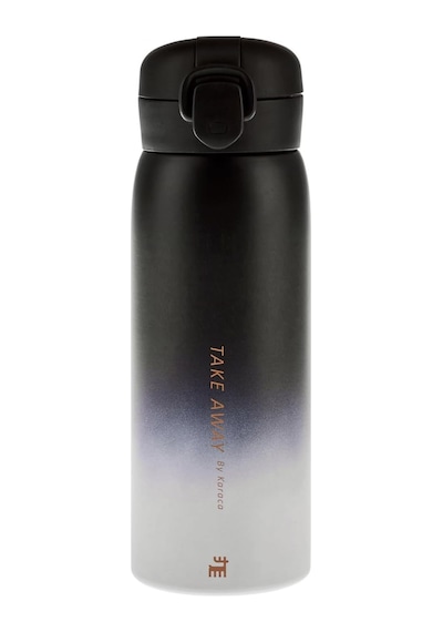 Skyfall Çelik Sızdırmaz Termos 500 Ml Siyah Açık Beyaz