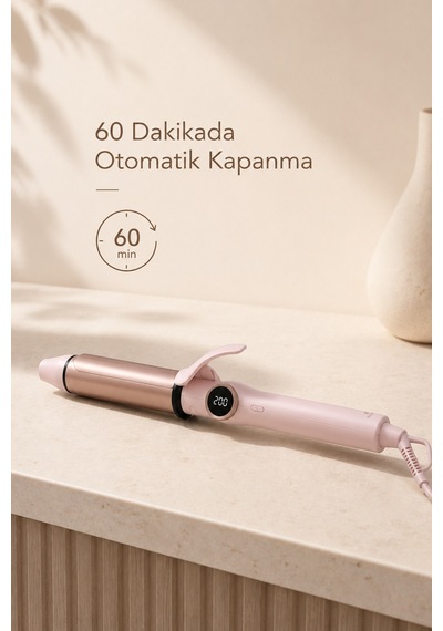 Ks-632 Profesyonel Dijital Saç Maşası 32 Mm, Led Ekranlı, 140-200 C Isı Ayarlı