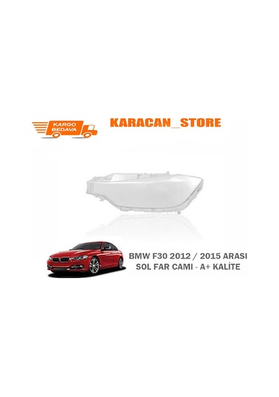 BMW F30 Sol Far Camı A Kalite Solmaz 2012-2015 Arası