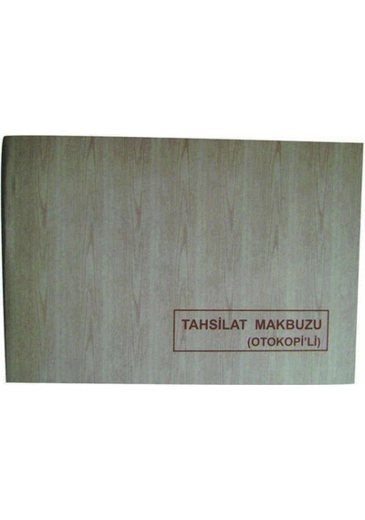 Tahsilat Makbuzu 2 Nüsha Otokopili