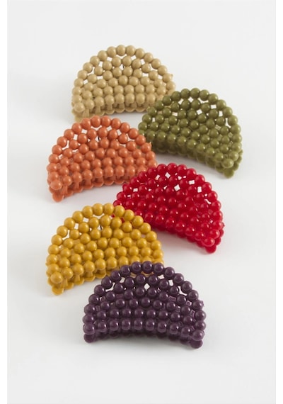 Oval Mandal Toka 4 Cm Kırmızı 45501865