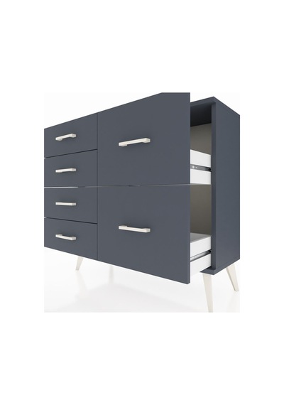 Arges Şifonyer 6 Çekmeceli 88x30x80 Antrasit-antrasit Antrasit Arges Şifonyer 6 Çekmeceli 88x30x80 Antrasit-antrasit Antrasit