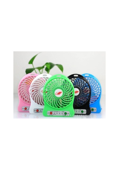 Şarjlı Mini Fan Masa Üstü Vantilatörü Usb Soğutucu Sessiz 3 Kadem