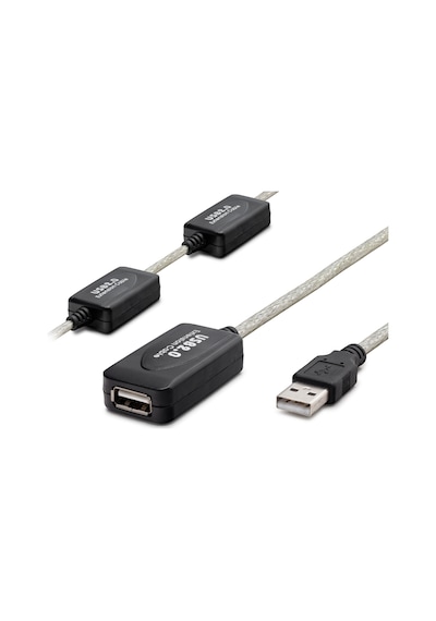 Usb Uzatma Kablosu 25 M - Silver Siyah Hdx7546 Diğer
