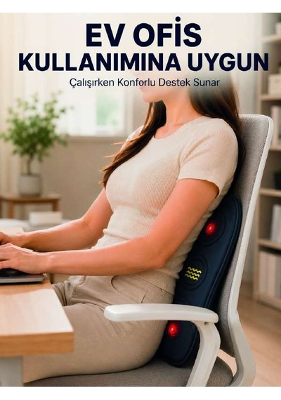Bel Destek Minderi Isıtmalı Özellikli Günlük Kullanım