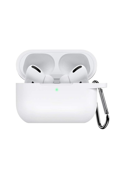 Airpods Pro Lansman Silikon Kılıf Beyaz