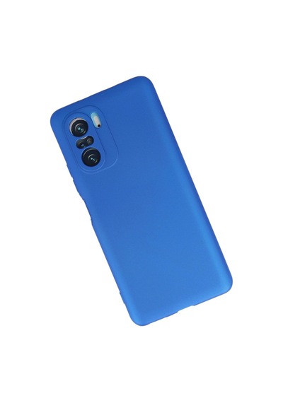 Poco F3 Kılıf First Silikon - Mavi İtdark31728