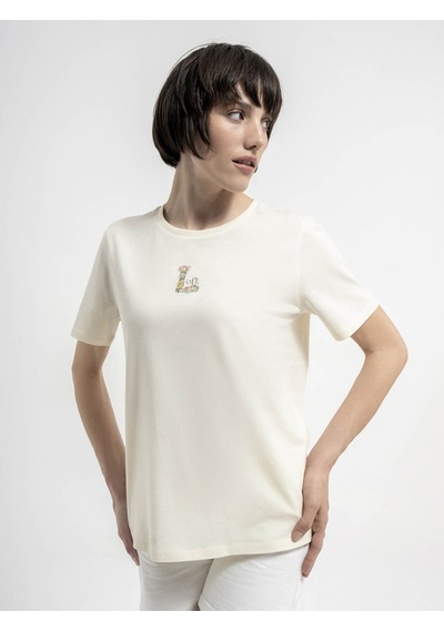 Loft Kadın T-shirt Ekru Lf2035284 24yp69000206 P6983