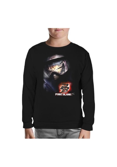 Lord Tshirt Point Blank Siyah Çocuk Sweatshirt Siyah