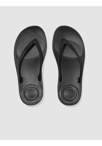 Fitflop Iqushıon Ergonomıc E54 Siyah Kadın Parmak Arası Terlik Siyah