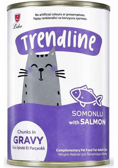 Trendline Somonlu Kedi Konservesi 400 Gr